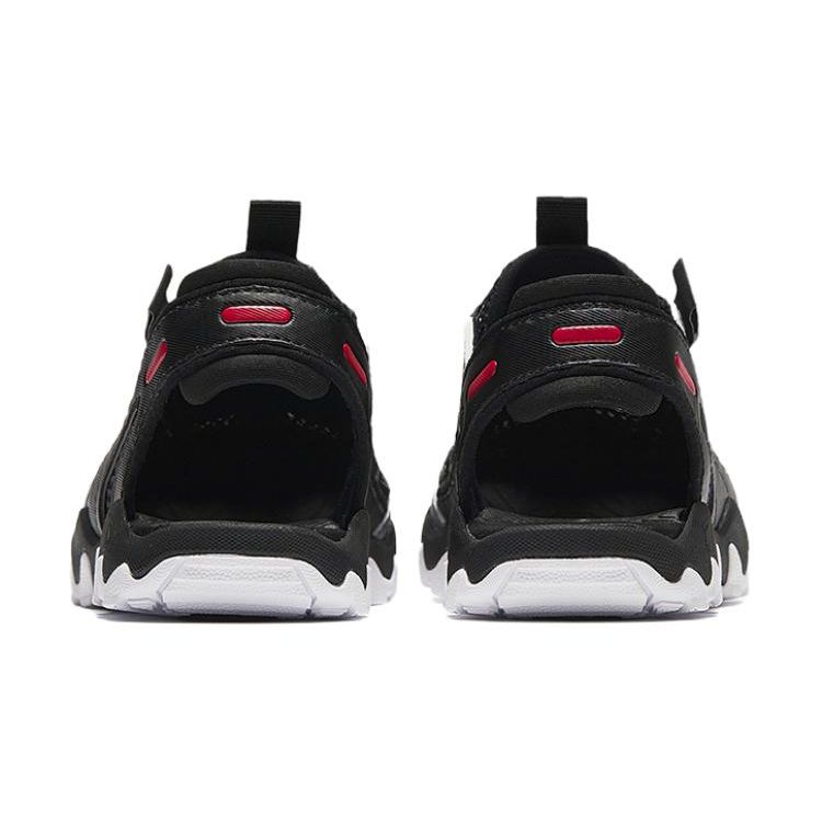 Anta Kids Adjustable Toe Cap Non-Slip Durable Sandals Kids Sandals Black A312426953-1