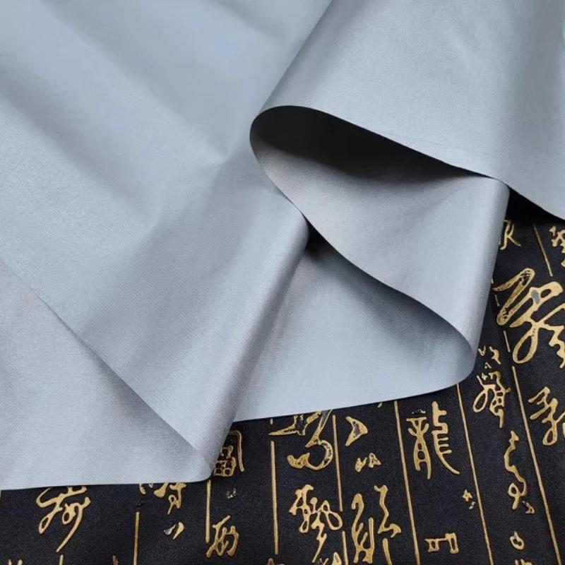 210D Silver Coated Cloth Sunscreen Thin Oxford Waterproof Fabric 180T Black Glue By The Meter for Raincoat Umbrella Tent Sewing