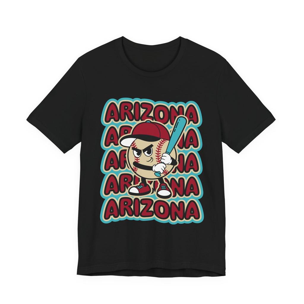 Arizona Baseball T-Shirt Retro Mascot Tee Vintage Style