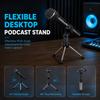 Foldable Design Instrument stand Black Adjustable Tripod Stand Mic Stand Holder  For Studio Use