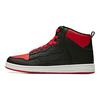 Anta Lifestyle Series Synthetic Leather High-Top Skate Shoes Men Sneakers Black Red 91948088-3
