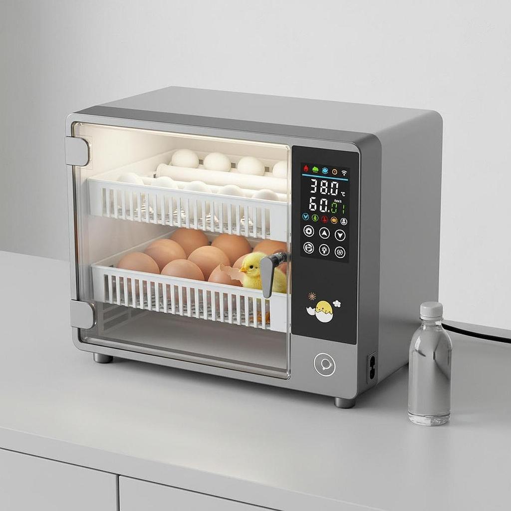 Egg Incubator for Hatching Eggs Automatic Turning Parrot Quail Goose 24