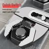 Adjustable Multifunctional Water Pump Pliers - Universal Large Opening Pipe Wrench with Movable Locking Mechanism.