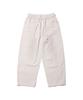 CREAM SODA LAB Front Catbrush Washed Cotton Elastic Waist Pants Ivory
