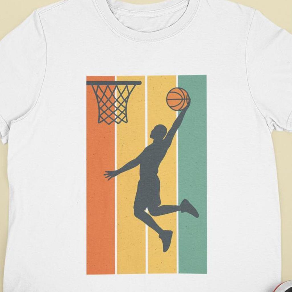 Basketball Dunk Unisex Tee, Sports Apparel, Casual Wear, Gift for Athletes, Basketball Lovers, Streetwear