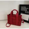 Simple retro bag women's 2025 new large-capacity tote bag fashionable versatile shoulder bag commuter messenger bag