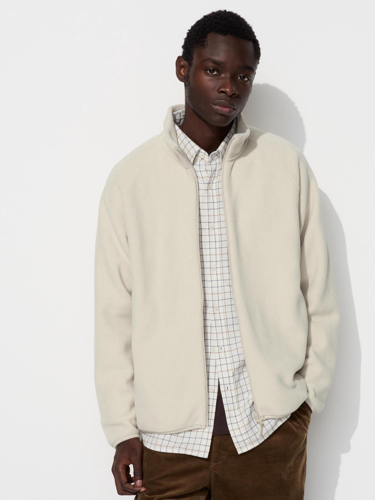 

Флісова флісова куртка з довгим рукавом і блискавкою UNIQLO JAPAN 30 NATURAL/S