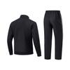 Li Ning Tischtennis Kollektion Sweatshirt Set Unisex Schwarz AWEU001-3