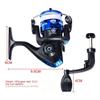 Portable Drag Fish Wheels Ultralight Fishing Reel Gear Ratio 5.2:1 Spinning Reel With 60m Fishing Line Angling Supplies