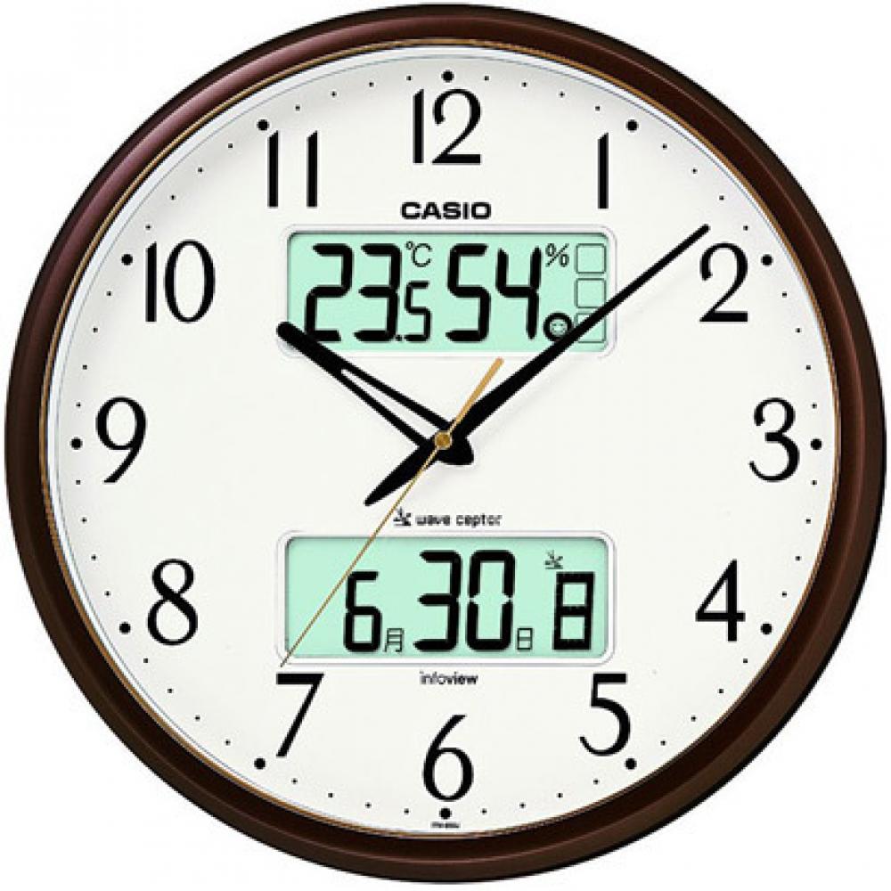 

CASIO ITM 650J 5JF [радиоволновые часы коричневого цвета металлик]