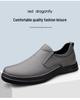Men's Spring Loafers: Formal Leather Slip-on, Low-top Casual Driving Shoes, Top Layer Cowhide