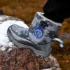 Winter Boys' Waterproof Velvet-Lined Snow Boots - Warm, Thick, and Cold Resistant