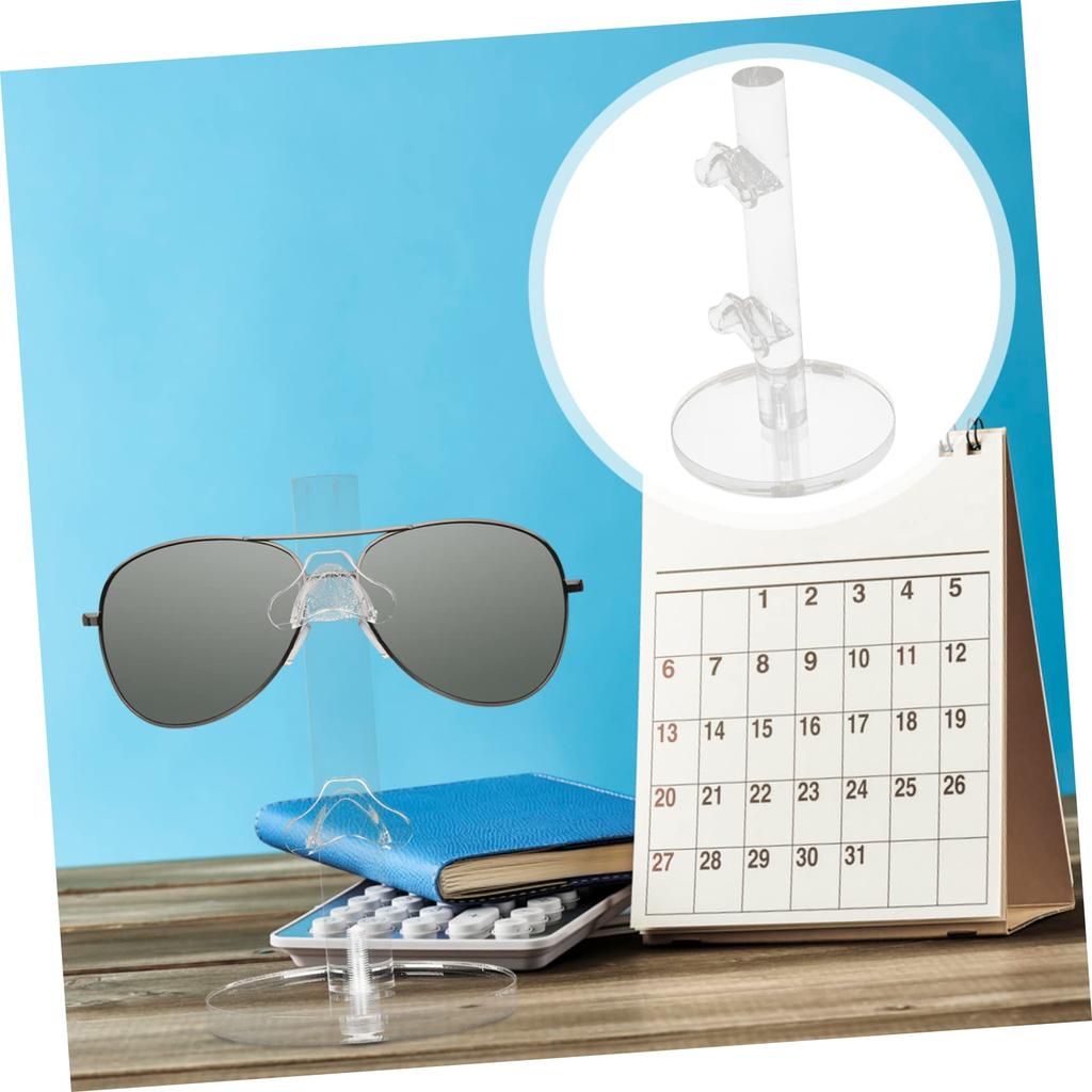 Ochelari Transparenți Afișaj Ochelari de Vedere Ochelari de Soare Plastic Depozitare Poate Conține 2 Suport, Raft, Suport, Organizator, Perechi,