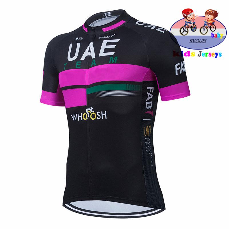 

2026 Uae Kids Cycling Jersey Set Boys Short Sleeve Summer Cycling Clothing MTB Ropa Ciclismo Child Bicycle Wear Girls Sports Suit XL