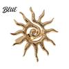 Index Finger Ring Middle Sun Pattern Open Adjustable Fit Women