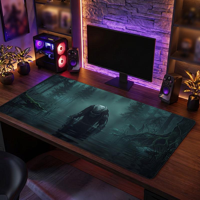Big Mouse PadPredator Extended Soft Desk Mat Gaming Office Computer Table Decor Mat