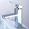 Bathroom Water Tap Washroom Faucet Deck Mounted Single Hole Single Handel Hot and Cold Water Mixer