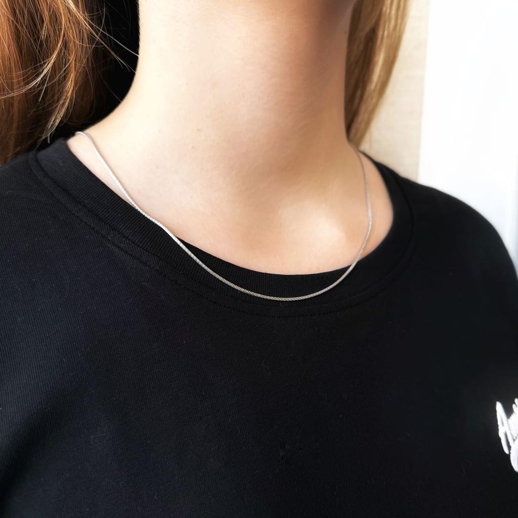 Silver Chain Without Stones, Product Weight 5.71 G (2173090)