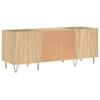 Record Cabinet Sonoma Oak 121 X 38 X 48 Cm Particleboard