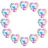 10pcs 38mm Sun Catcher Crystal Teardrops Chandelier Parts, Chandelier Crystal Prisms Pendants with Hook for Hanging Crystals On Lamp, Window, Mot