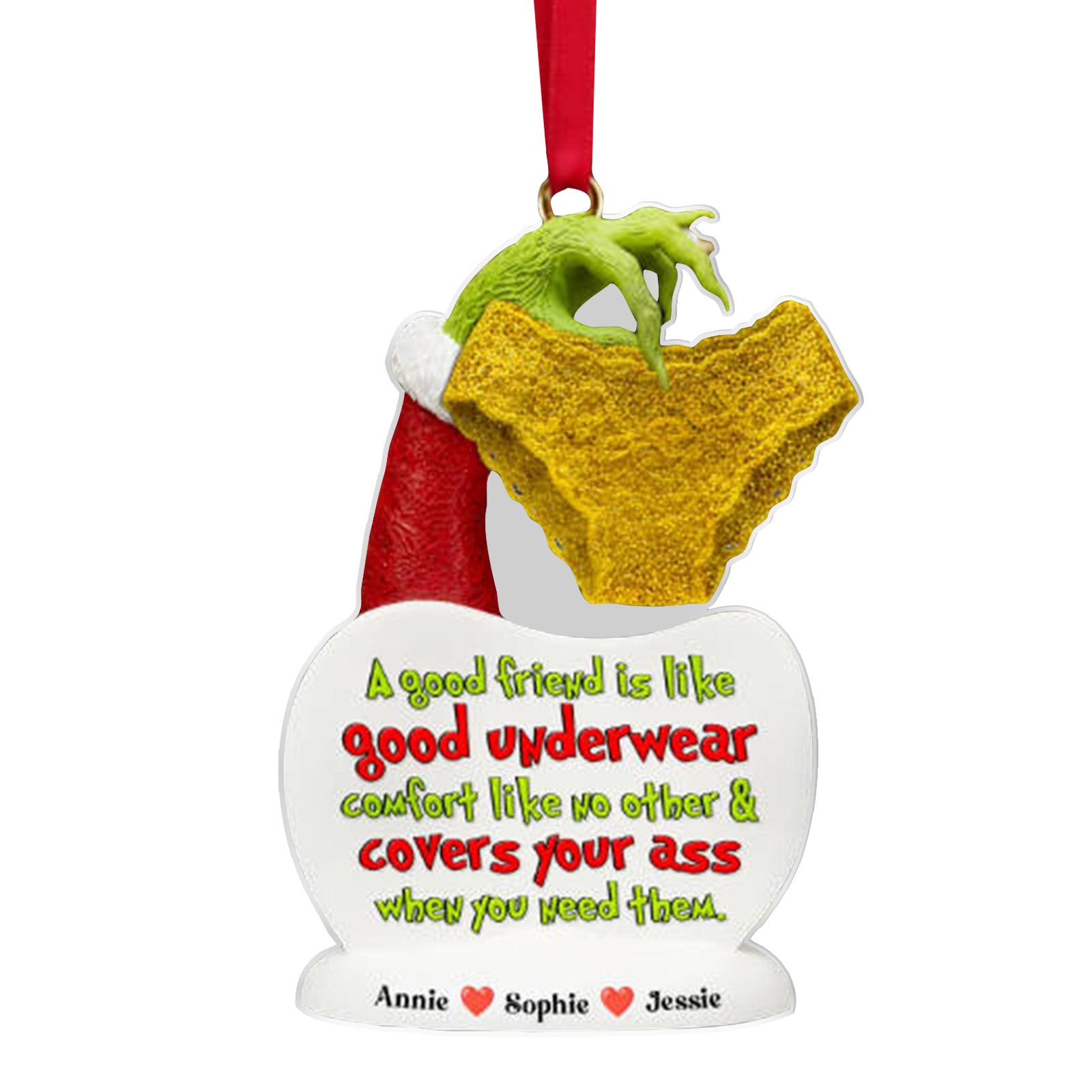 

Worm Christmas, Acrylic Hanging Decorations, Interesting Decorative Pendants, Holiday Gifts One Size