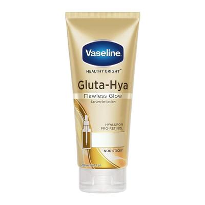 Gluta-Hya Flawless Glow Lotion 200 Ml Brightening Face And Body Moisturizer With Lightweight Serum Texture