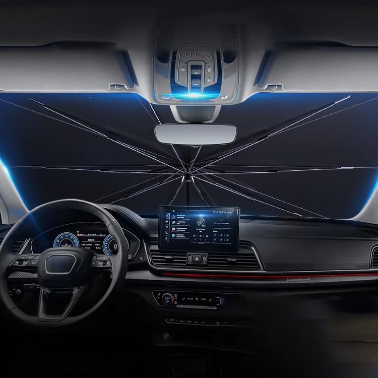 

Новый автомобильный зонтик от солнца складной автомобиль лобовое стекло зонтик солнцезащитный зонтик защита от ультрафиолета теплоизоляция интерьер аксессуары