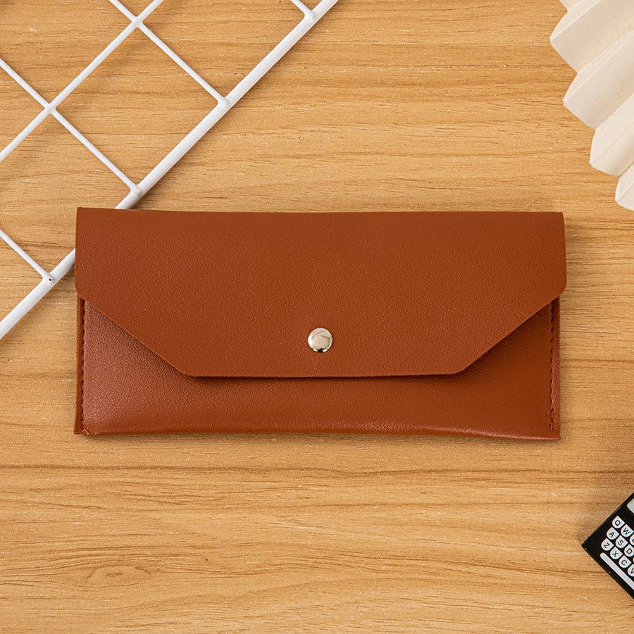 Leather Coin Purse, Letter Protector, Eyebrow Pencil Brush Kit, Eye Storage Bag, Jewelry Storage Bag