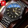 OLEVS New Automatic Man Watch Original Stainless Steel Auto Date Waterproof Luminous Brand Mechanical Watches for Men Gifts 6786