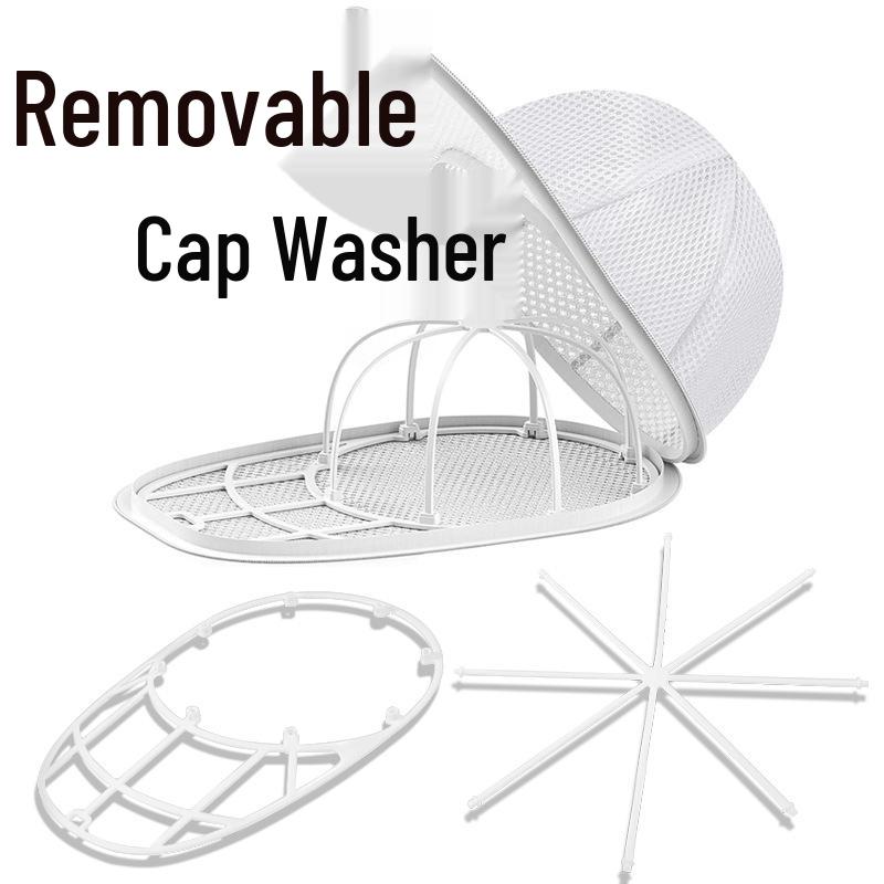 

Съемная сумка-стиралка и формодержатель для бейсбольной кепки White Cap Washer [Detachable]