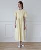 Keulleiseu Puff Sleeve Short-Sleeve Long Dress_Brown