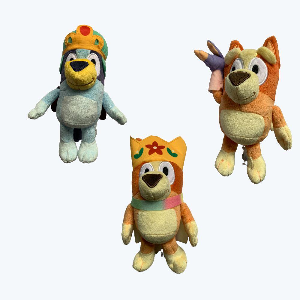Cuddly Bluey Bingo Plush Toy Set 7-8" Animal Dog Family Birthday Halloween Gifts