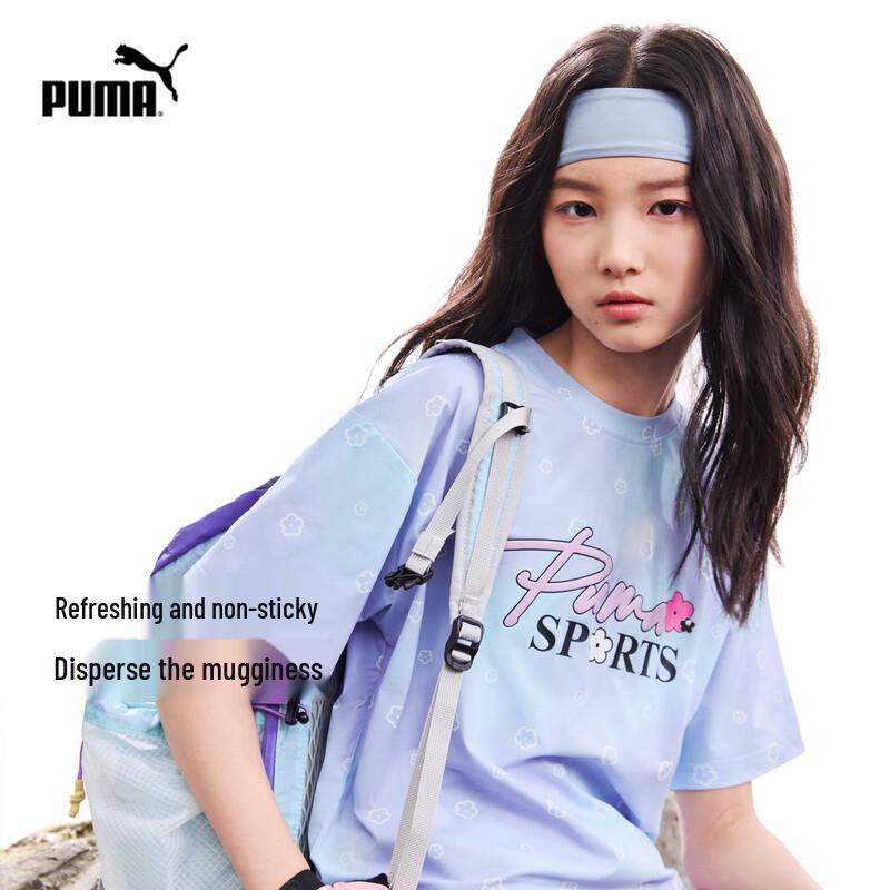 PUMA Girls  2026 Summer Short Sleeve T-Shirt 140cm