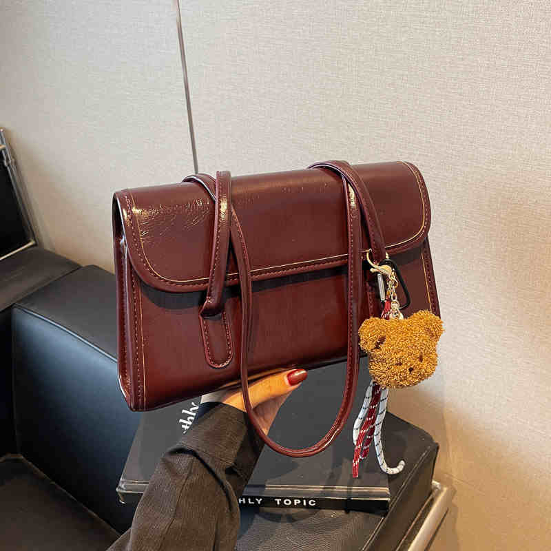 

Новые женские сумки большой вместимости Осень Зима Винтажная универсальная женская сумка через плечо для поездок на работу Текстурированный клапан Квадратный рюкзак