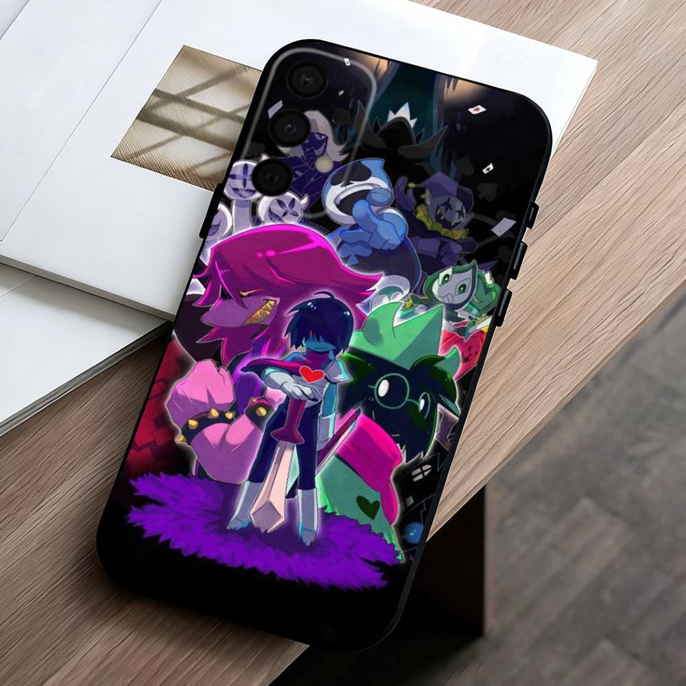 Game D-Deltarune-E  Phone Case For Samsung Galaxy A73,A72,A71,A70,A53,A52,A51,Soft Silicone Black Cover