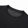 JOW Herren Diamant Jacquard Langarm Sweatshirt