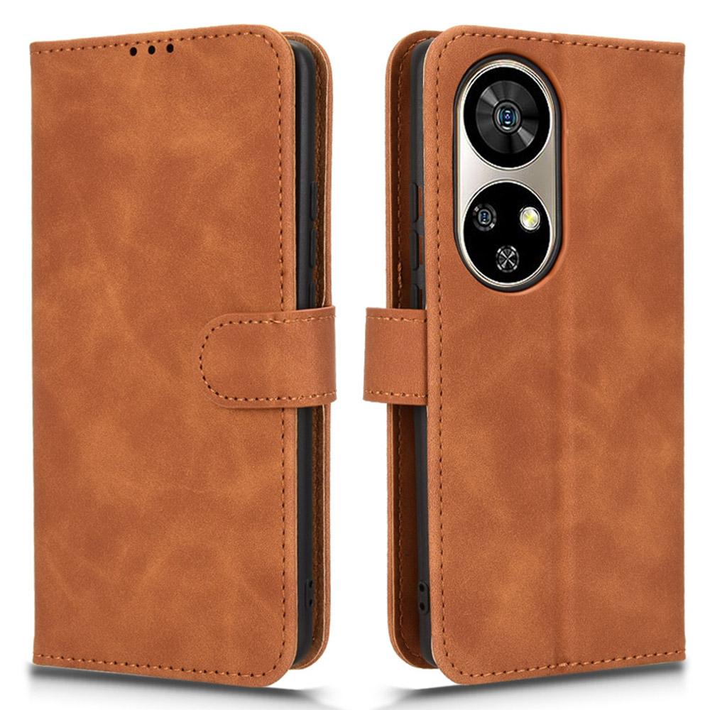 For Ulefone Note 17 Pro Case Skin-Feel Wallet PU Leather Phone Cover