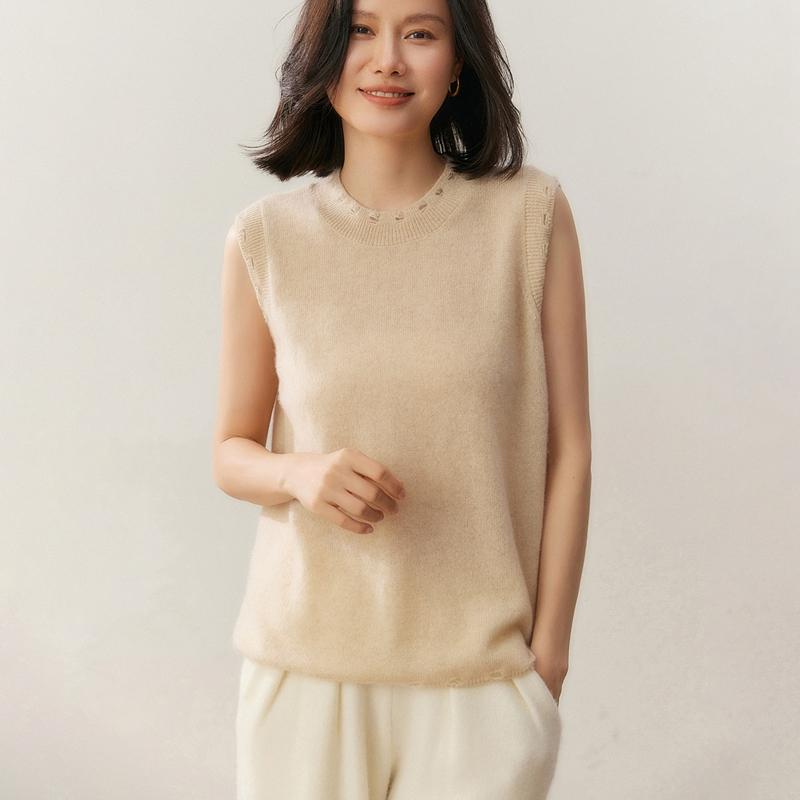Qinghe 100% Pure Cashmere Women's Sweater - Ultra Soft Luxury Winter Pullover
