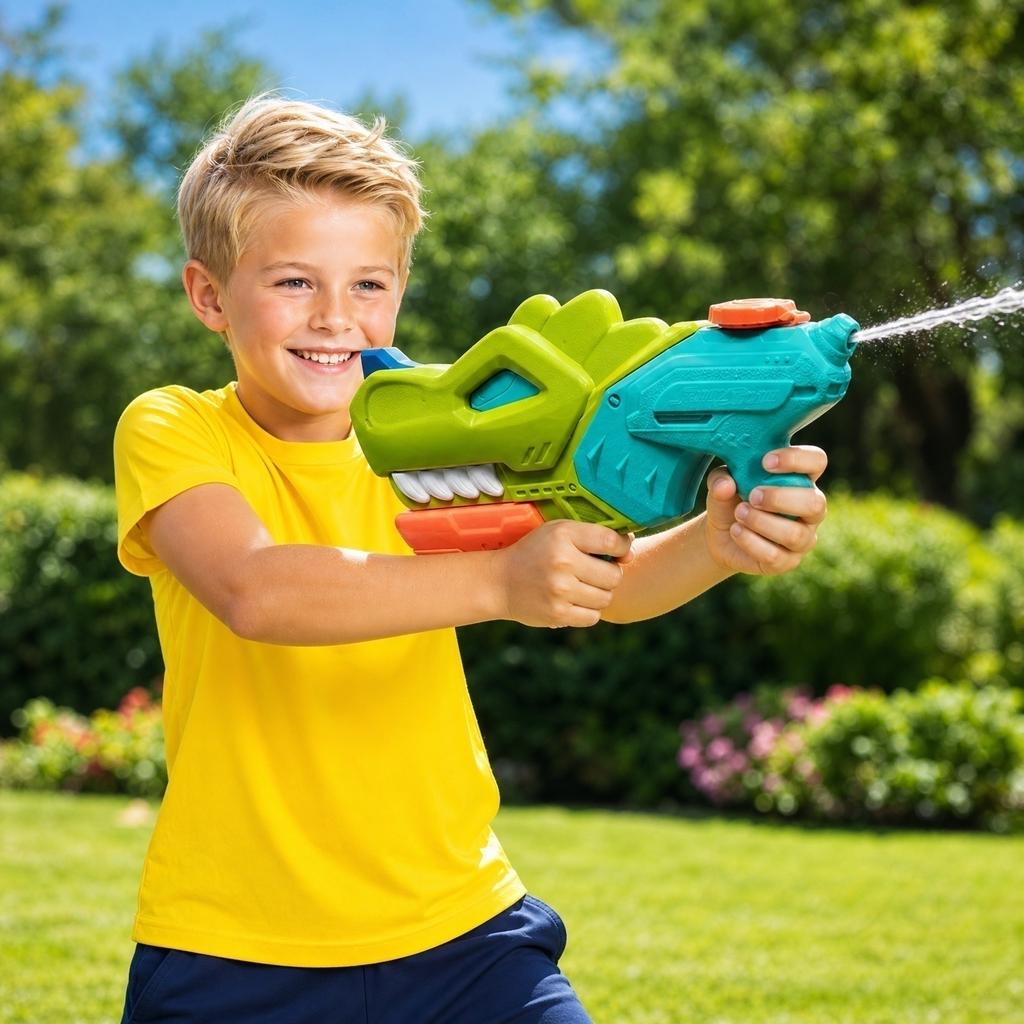 Outdoor Water Gun Toy High Capacity Water Blaster Pump Action Splashing Water Shooter for Kids Summer Pool Beach Fun