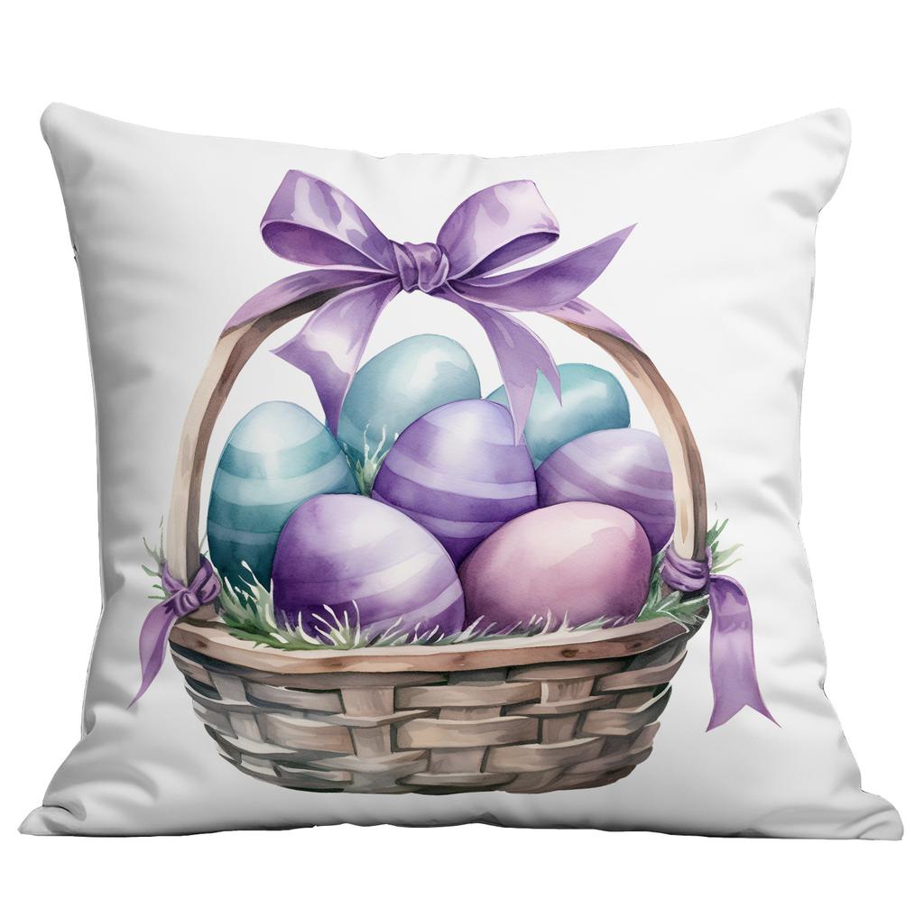 Hot Easter Bunny Purple Series Pillow Case with Pillow Case with A Variety of Pillow Covers Available