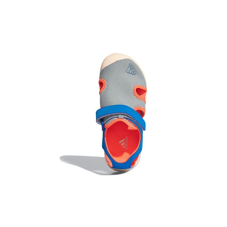 Adidas Captain Toey K Comfortable Breathable Kids Sandals Kids Sandals Gray Blue GY5088