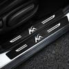 AAANG1 Car Door Threshold Sill Protective Stickers Anti Scratch For KA Logo Protective Film Waterproof Decals Car Accessories