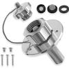 RV City Water Inlet with Check Valve - All-Metal Brushed Stainless Steel Replacement Part, Universal Water Hookup Connection for Motorhome Trailer