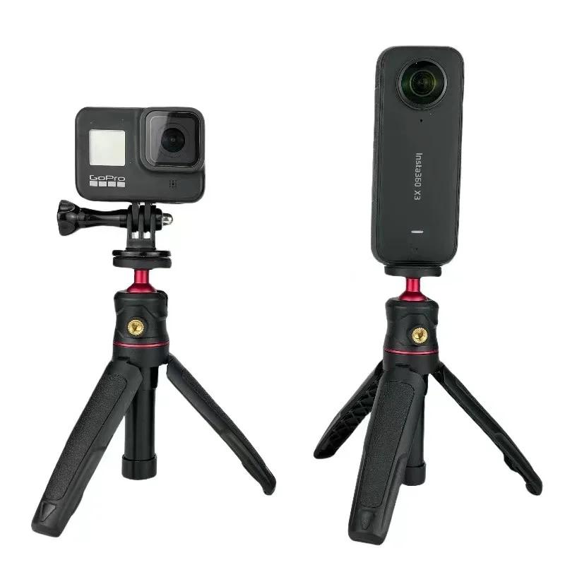 Portable Mini Desktop Selfie Stick Tripod - Handheld Retractable Stand for Camera Live Vlog Phone - Desktop Photography Gear