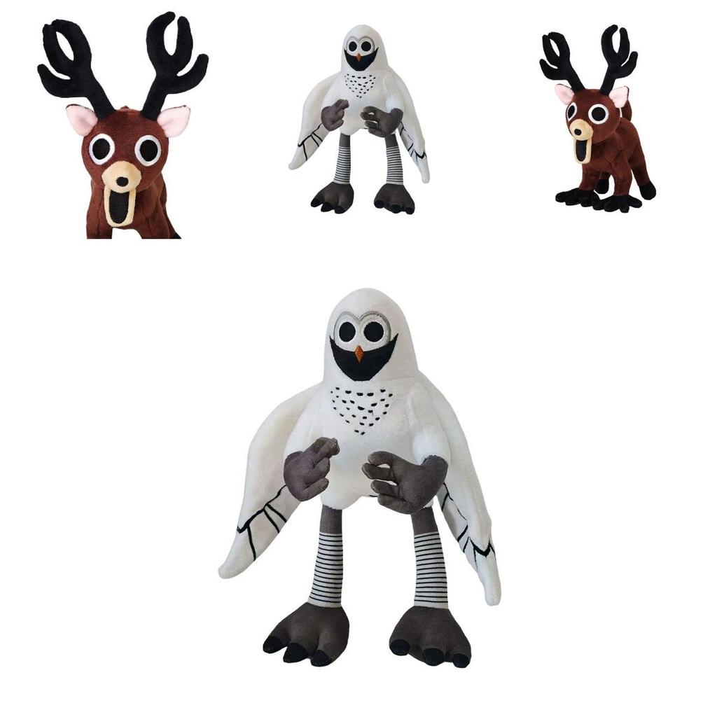 Elk Owl 99nights Terror Game Plush Doll For Collectors Gift And Horror Theme Decor