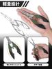 Pullther Fishing Pliers Multifunctional Fishing Pliers with Hook PE Line and Safety Tether - Non-Slip Grip, Remover, Cutter, Lightweight,