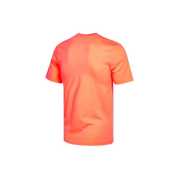 Nike Sportswear Splash Ink Alphabet Print Short Sleeve T-Shirt Men Tops Orange DJ5361-840