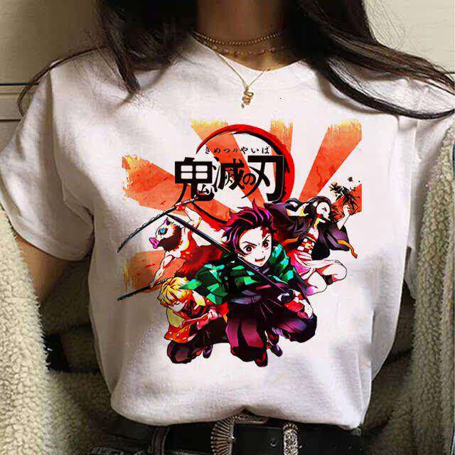 Demon Slayer T-Shirt - A Trendy, Casual Crew-neck, Oversized, Fun Short-sleeved Children's and Adult T-shirt.