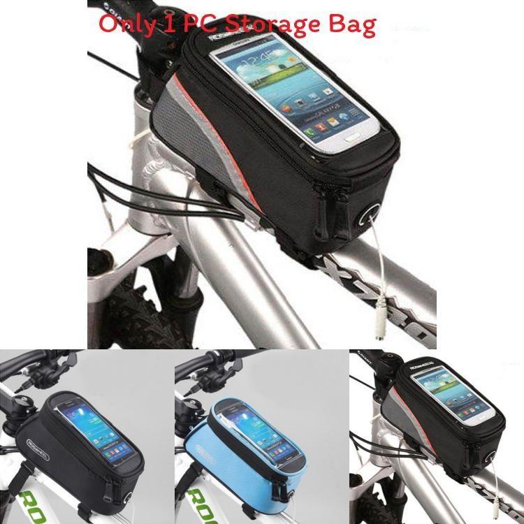Mountainbike Oberrohrtasche mit Touchscreen für Fahrradbegeisterte