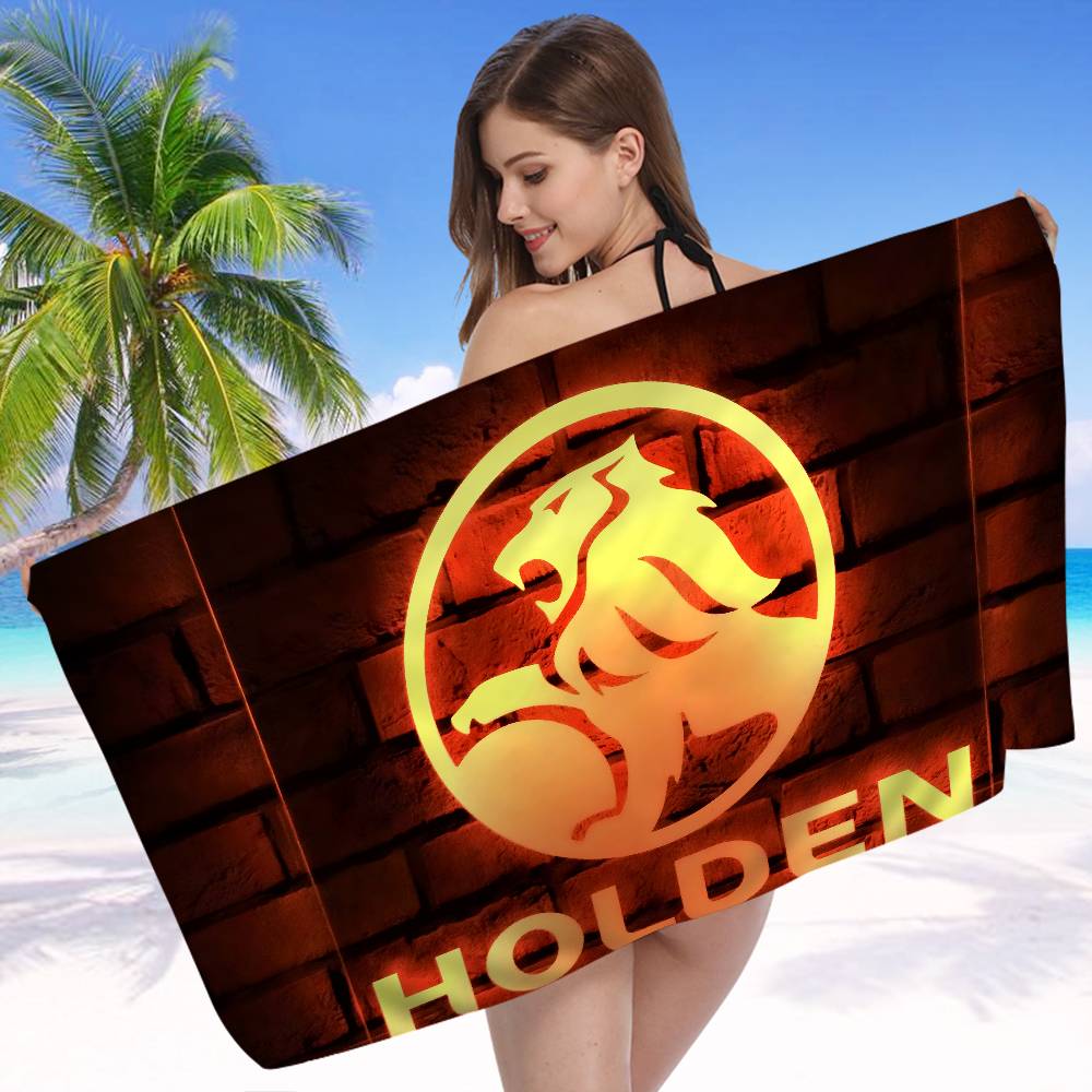 H-Holdens Car Microfiber Blanket Quick Drying Beach Towels Oversized Printing Super Absorbent Pool Towel Blanket